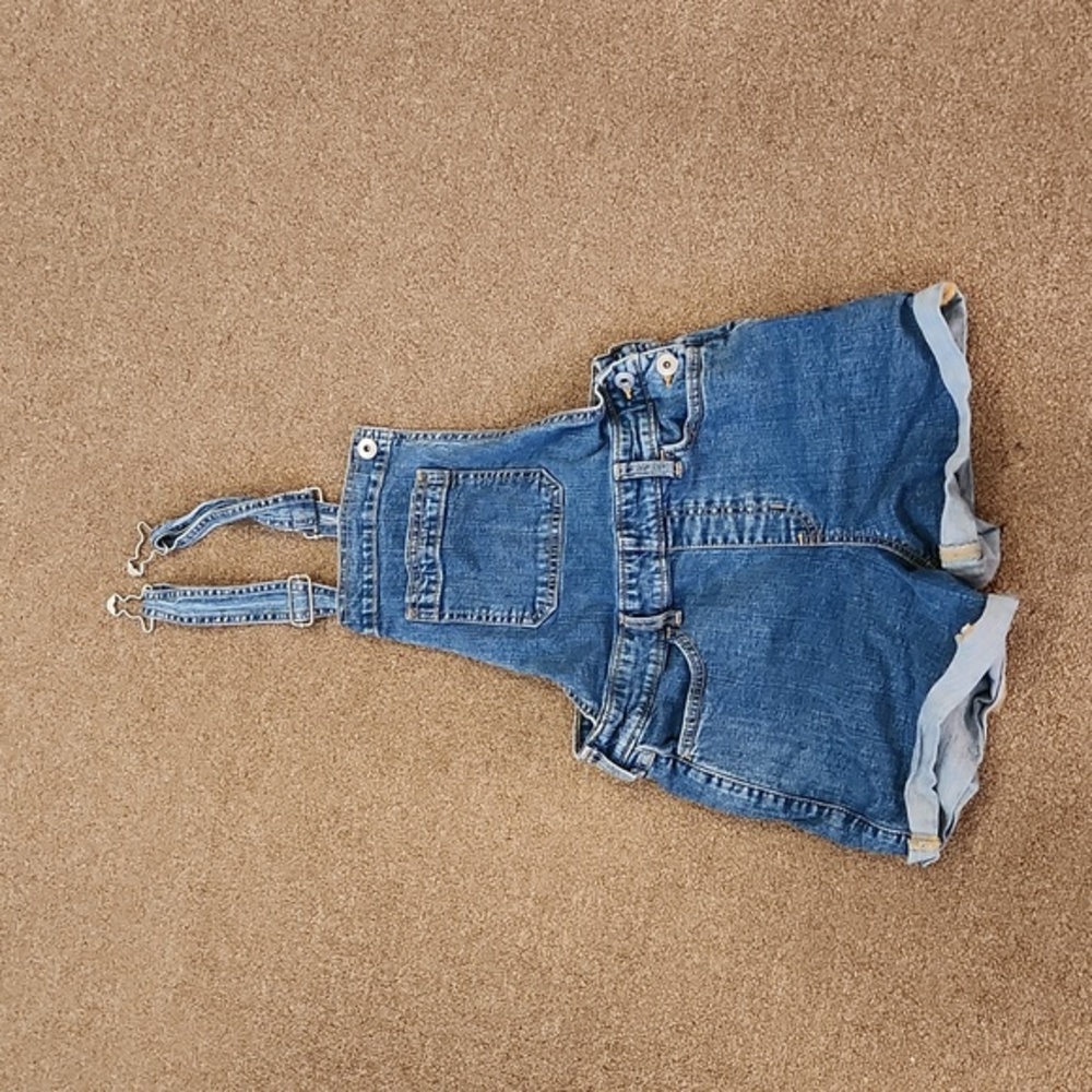 Girls overall Jean shorts